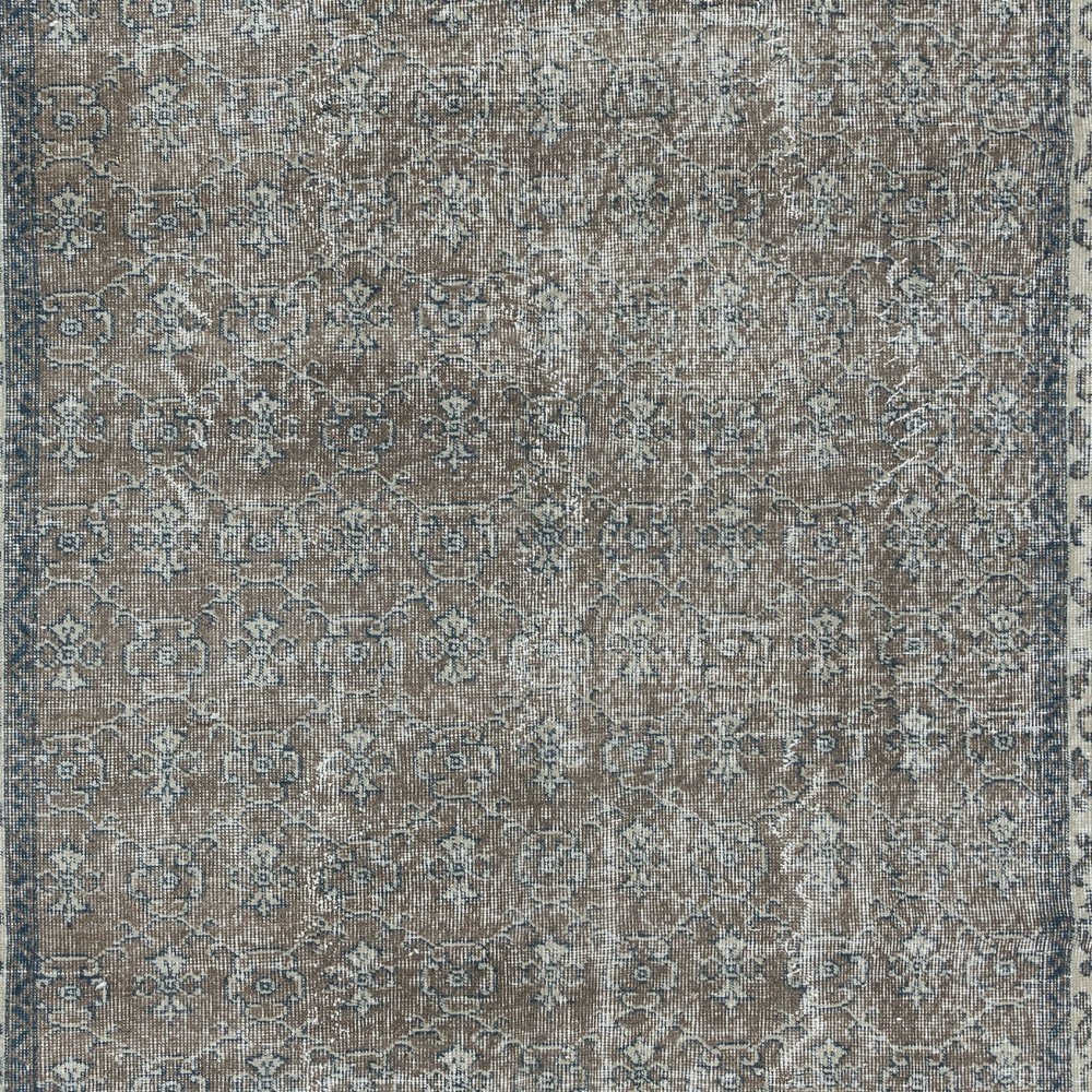 Neutral rug, Wool rug, Small rug, Doormat, Turkish rug, Vintage rug, Faded rug, Muted rug, store Handmade rug, Brown rug, 1.4 x 2.8 ft = 42x86 cm